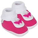 Neska Moda 12 To 18 Months Baby Boys &amp; Girls Cotton Butterfly Slip On Baby Booties