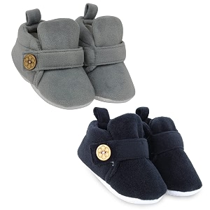 neska moda baby boys amp baby girls pack of 2 pair 6 to 12 months velvet booties