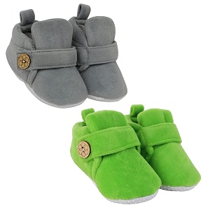 neska moda baby boys amp baby girls pack of 2 pair 6 to 12 months velvet booties