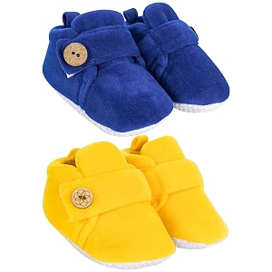 neska moda baby boys amp baby girls pack of 2 pair 6 to 12 months velvet booties