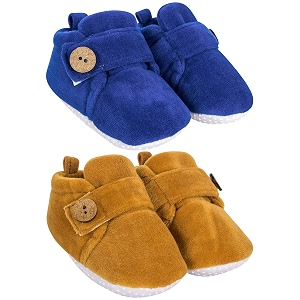 neska moda baby boys amp baby girls pack of 2 pair 6 to 12 months velvet booties