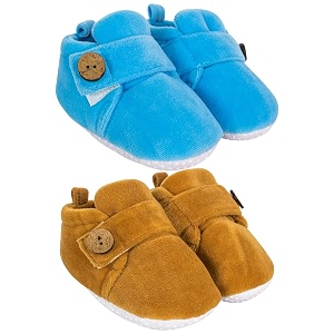 neska moda baby boys amp baby girls pack of 2 pair 6 to 12 months velvet booties
