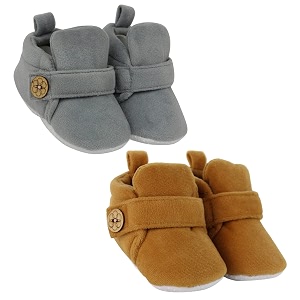 neska moda baby boys amp baby girls pack of 2 pair 6 to 12 months velvet booties