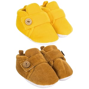 neska moda baby boys amp baby girls pack of 2 pair 6 to 12 months velvet booties