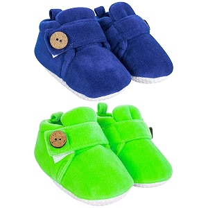 neska moda baby boys amp baby girls pack of 2 pair 6 to 12 months velvet booties