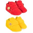 Neska Moda Baby Boys &amp; Baby Girls Pack of 2 Pair 6 to 12 Months Velvet Booties