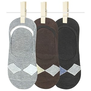 neska moda men39s amp women39 cotton multicolor 3 pair loafer socks