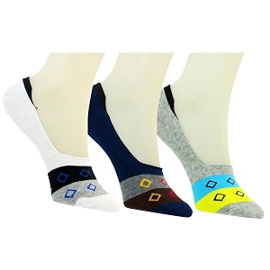 neska moda men39s amp women39 cotton multicolor 3 pair loafer socks
