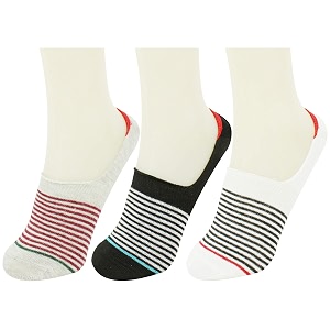 neska moda men39s amp women39 cotton multicolor 3 pair loafer socks