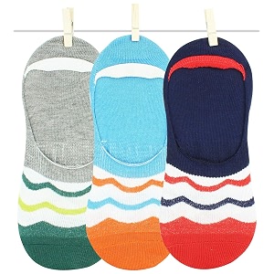 neska moda men39s amp women39 cotton multicolor 3 pair loafer socks