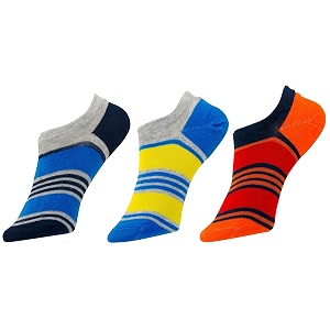 neska moda men39s amp women39 cotton multicolor 3 pair loafer socks
