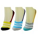 Neska Moda Men's &amp; Women' Cotton Multicolor 3 Pair Loafer Socks