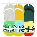 Neska Moda Men's &amp; Women' Cotton Multicolor 3 Pair Loafer Socks