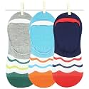 Neska Moda Men's & Women' Cotton Multicolor 3 Pair Loafer Socks