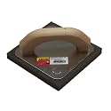 Nespoli Grey Sponge Trowel Wood Handle 14 x 14 cm