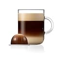 Nespresso VertuoLine Crafted for Milk Bianco Forte Coffee, Plus 1 Piece Of Dark Chocolate Salted Caramel, For Your First Cup Of Coffee