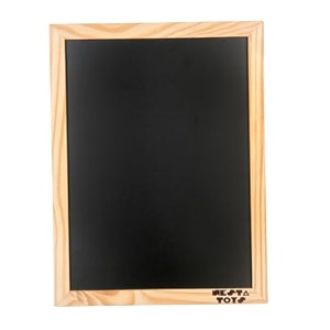 nesta toys wooden double sided chalkboard slate for kids  write draw amp trace letters - both sides chalk surface  builds pre-writing skills amp pencil grip  eco-friendly  gift for ages 3-10