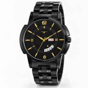 NESTER J-16-DD-Z1006-FULL-BLACK Men Boys Analog Watch Black