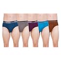 Nestos Men39s Cotton Solid Outer Elastic Brief
