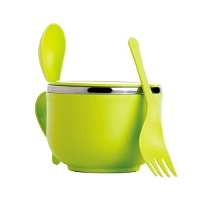 nestwell n-337 700ml maggi bowl - stainless steel amp abs food grade material high unbreakable plastic exterior in four colors - perfect for meal prep amp on-the-go eating