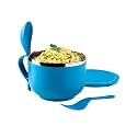 Nestwell Introducing 700ML Maggi Bowl-Stainless Steel & ABS Food Grade Material, Unbreakable Plastic Exterior in Four Colors - Perfect for Meal Prep & On-The-Go Eating