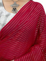 NET FORCE CREATION Unstitched Georgette Blouse Material Solid