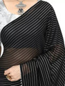NET FORCE CREATION Unstitched Georgette Blouse Material Solid