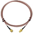 Low Loss RG316 Flexible RF Antenna Extender Coaxial Cable with SMA Male to SMA Female Connector for Indoor/Outdoor uses, Jumper Cable assemblies - 5Meter