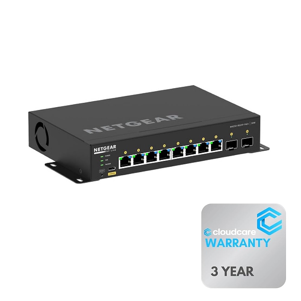 Netgear Tools NETGEAR GSM4210PX AV Line M4250-8G2XF-PoE+ | 𝐋𝟑 𝐌𝐚𝐧𝐚𝐠𝐞𝐝 𝐒𝐰𝐢𝐭𝐜𝐡 | 8X ...
