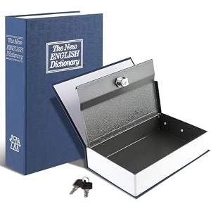locker jewellery home safe dictionary hidden secret book safe vault 2 keys jewelry money cash box for office home small- 18  115  55 cm big size english dictionary - key lock