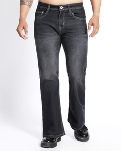 Netyork Boot-Leg Men Dark Grey Jeans