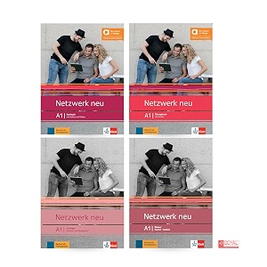 netzwerk neu a1 textbook  workbook  glossar  lsungen set of 4 books 
