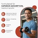 Neuherbs CoQ10 200mg Capsules - 60 Count| Coenzyme Q10 with Vitamin D3 & E | Supports Energy, Heart Health & Cellular Function | Antioxidant Supplement for Men & Women