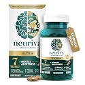 NEURIVA Ultra Brain Supplements for Memory and Focus, Phosphatidylserine, Cognivive, Neurofactor, Folic Acid, Vitamin B12 & Vitamin B6, 60 Count Capsules