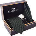 NEUROCLUB Silk Cufflink & Tie Pin Set