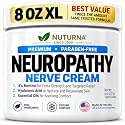 Neuroturna Nerve Relief Cream - Premium Nerve Cream 3X Action for Targeted Relief and Soothing Nerve Comfort - Maximum Strength with 4% Menthol, MSM for Feet Hands Legs Toes &amp; Back - 8 Oz