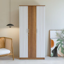 neuspace Trio Engineered Wood 3 Door Wardrobe