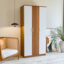 neuspace Trio Engineered Wood 3 Door Wardrobe