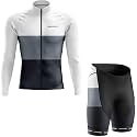 Neutral Color Cycling Jersey - Half &amp; Full Sleeves, Matching Bib &amp; Non-Bib Shorts