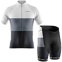 Neutral Color Cycling Jersey - Half &amp; Full Sleeves, Matching Bib &amp; Non-Bib Shorts