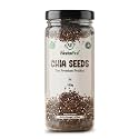 NeutraVed Chia Seeds 150g | Raw &amp; Unpolished Superfood | High Fibre &amp; Plant Protein | Rich in Omega-3 | Gluten-Free, Vegan-Friendly | Premium Edible Seeds for Weight Management | Jar Pack - 150gm
