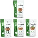 NeutraVed Combo Pumpkin + Sunflower + Chia + Flax seeds | Each 250 gm Raw Seeds fo Eating - 1kg