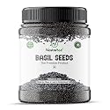 NeutraVed Sabja Seeds – 500g Jar Whole Basil Seeds for Eating, Falooda, Drinks, Smoothies, Desserts | Seed &amp; Dry Fruits Mix