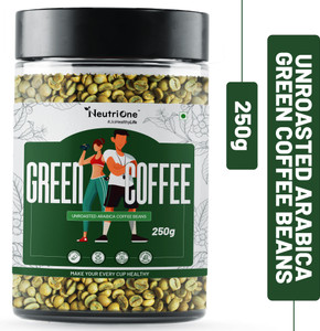 neutrione green coffee beans for weight loss unroasted beansorganic weight management instant coffee 250 g green coffee flavoured