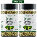NeutriOne Green Coffee Beans for Weight Loss (Unroasted Beans)(Organic) Weight Management Instant Coffee (2 x 200 g, Green Coffee Flavoured)
