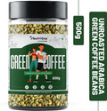 NeutriOne Green Coffee Beans for Weight Loss (Unroasted Beans)(Organic) weight management Instant Coffee (500 g, Green Coffee Flavoured)