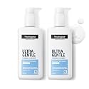 Neutrogena Ultra Gentle Foaming Cleanser (Pack of 2) | 6X Gentler Face Wash for Sensitive Skin | All Skin Types | Barriercare Technology | Removes Dirt & Oil | Hydrating & Paraben-Free | For Men & Women