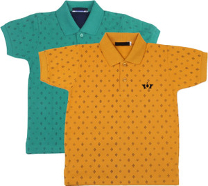 NeuVin Baby Boys Printed Cotton Blend Regular