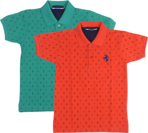 NeuVin Boys Printed Cotton Blend Regular T
