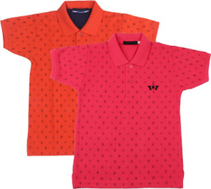 NeuVin Boys Printed Cotton Blend Regular T